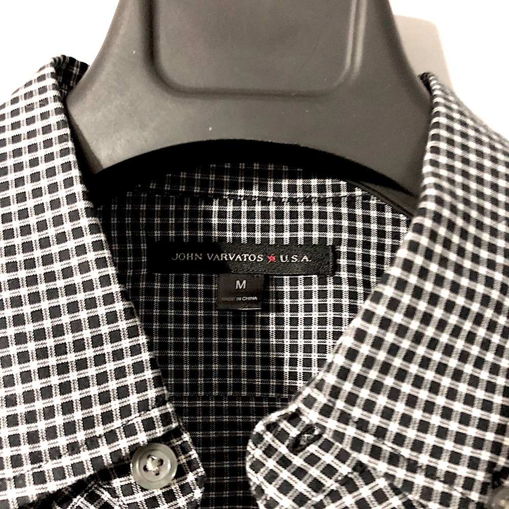 John Varvatos Men’s Long sleeve Plaid Shirt
